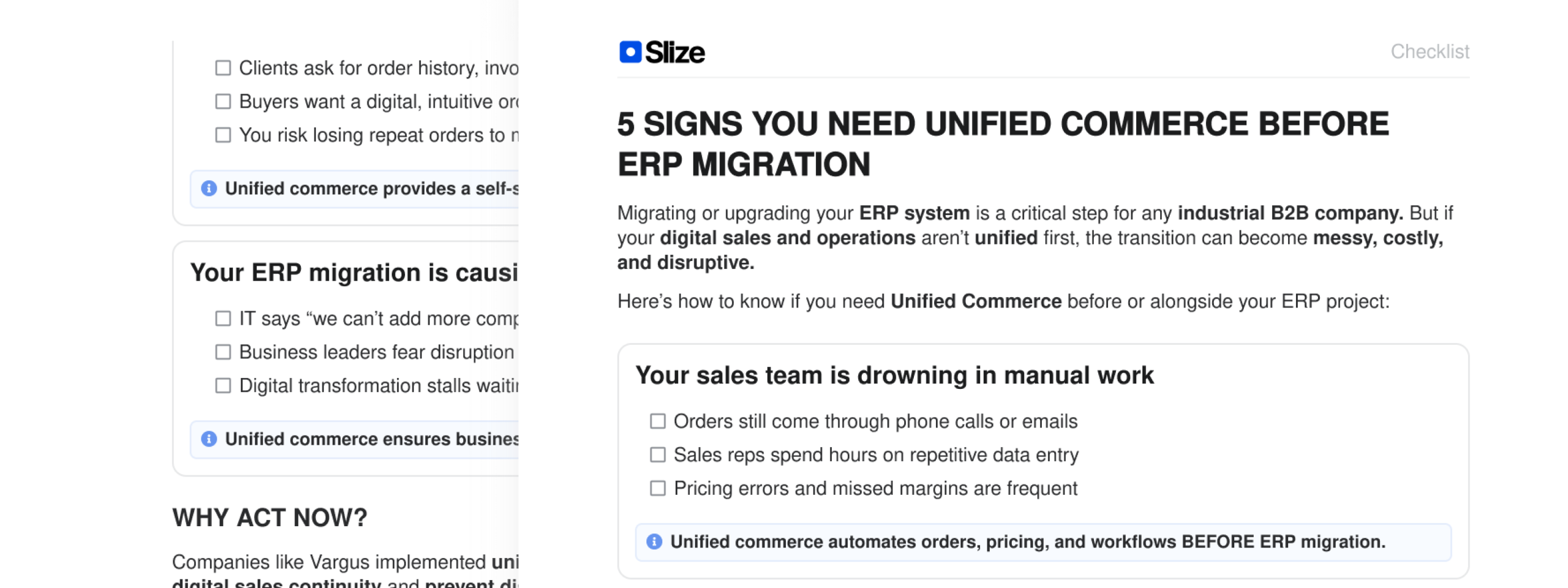 5 Signs You Need Unified Commerce Before ERP Migration